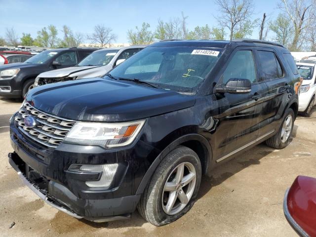 1FM5K8D86GGB82279 - 2016 FORD EXPLORER XLT BLACK photo 1