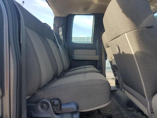 1FTEX1EW6AFC26854 - 2010 FORD F150 SUPER CAB GRAY photo 10