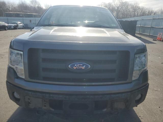 1FTEX1EW6AFC26854 - 2010 FORD F150 SUPER CAB GRAY photo 5