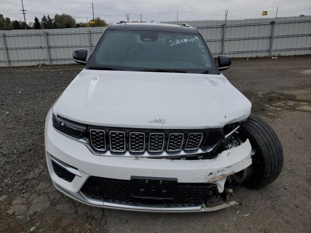 1C4RJHEG3N8613232 - 2022 JEEP GRAND CHER SUMMIT WHITE photo 5