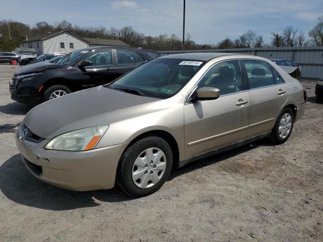 3HGCM56353G711243 - 2003 HONDA ACCORD LX TAN photo 1