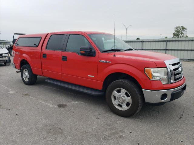 1FTFW1ET7CKD32205 - 2012 FORD F150 SUPERCREW RED photo 4