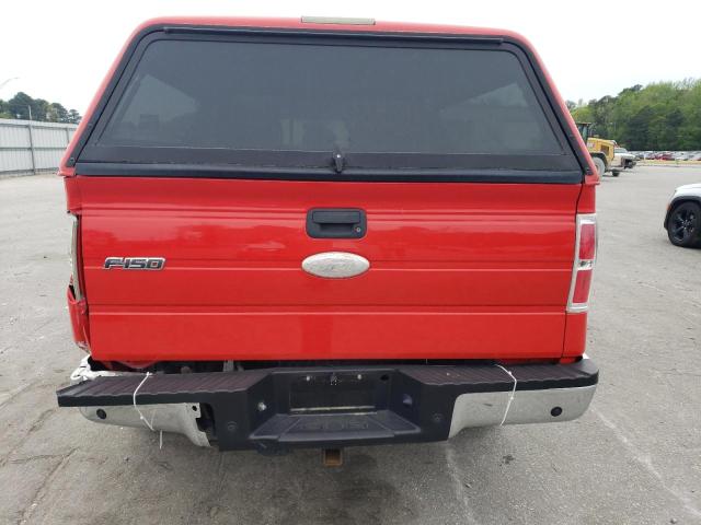 1FTFW1ET7CKD32205 - 2012 FORD F150 SUPERCREW RED photo 6