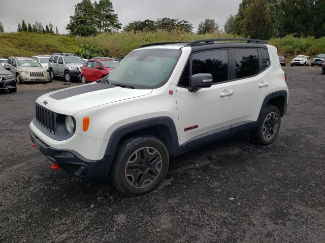 ZACCJBCB8HPE48379 - 2017 JEEP RENEGADE TRAILHAWK WHITE photo 1