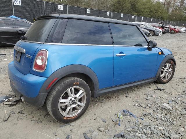 WMWSU3C59CT366965 - 2012 MINI COOPER BLUE photo 3