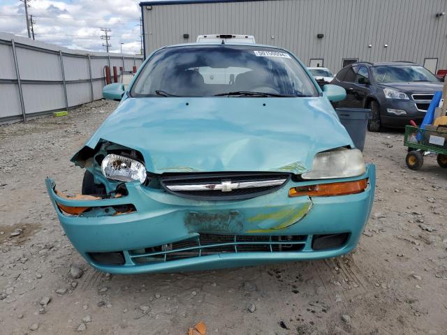 KL1TD62645B292437 - 2005 CHEVROLET AVEO BASE Yaşıl foto 5