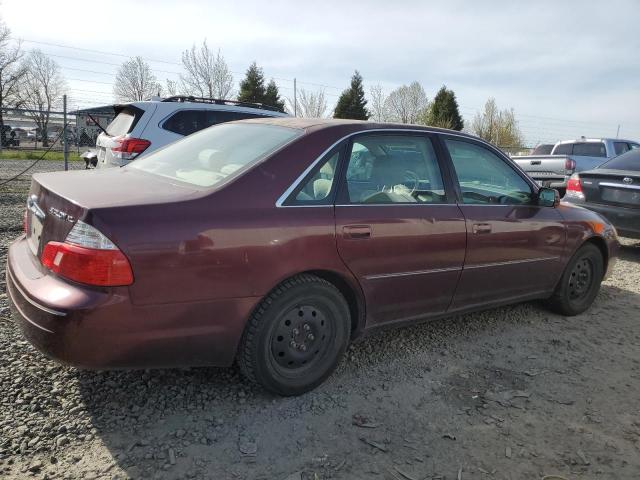 4T1BF28B33U275587 - 2003 TOYOTA AVALON XL BURGUNDY photo 3