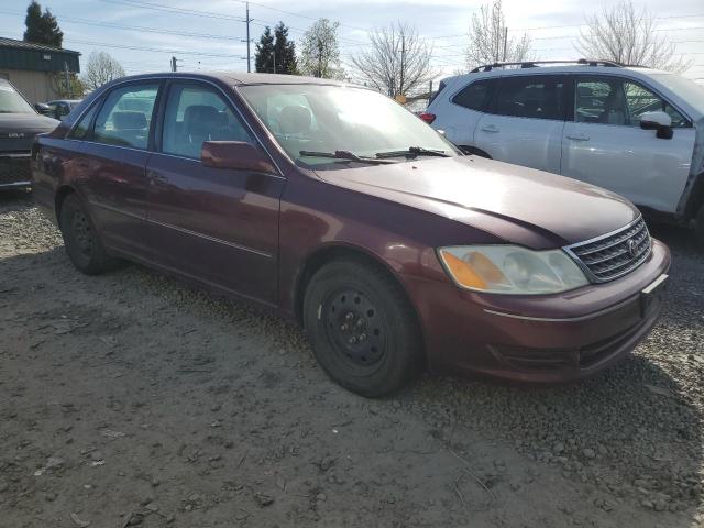 4T1BF28B33U275587 - 2003 TOYOTA AVALON XL BURGUNDY photo 4