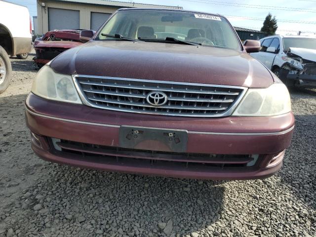 4T1BF28B33U275587 - 2003 TOYOTA AVALON XL BURGUNDY photo 5