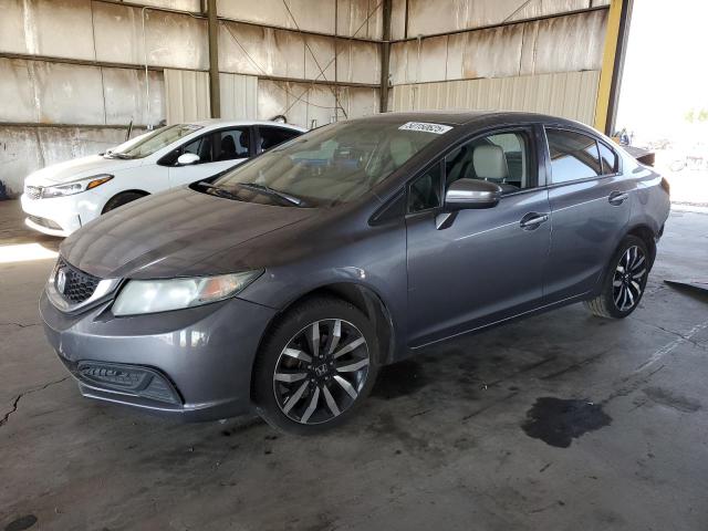 19XFB2F97EE071782 - 2014 HONDA CIVIC EXL GRAY photo 1