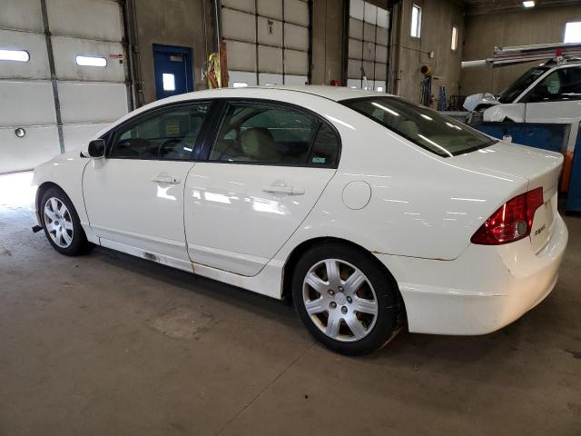 1HGFA16527L138410 - 2007 HONDA CIVIC LX WHITE photo 2