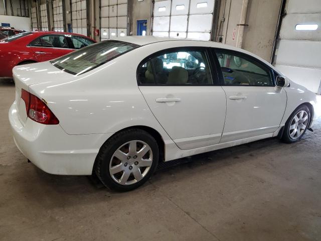 1HGFA16527L138410 - 2007 HONDA CIVIC LX WHITE photo 3