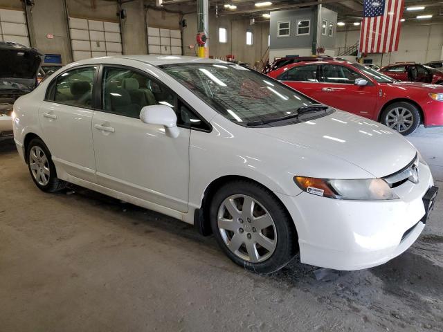 1HGFA16527L138410 - 2007 HONDA CIVIC LX WHITE photo 4