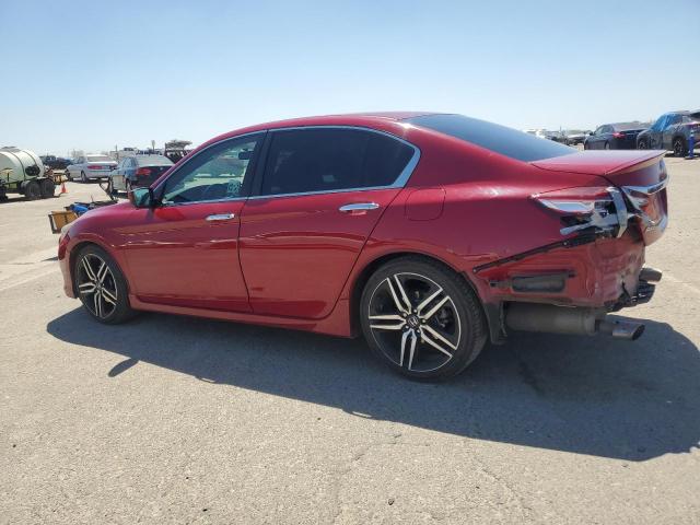 1HGCR2F54HA147222 - 2017 HONDA ACCORD SPORT RED photo 2