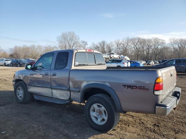 5TBBT441X1S179066 - 2001 TOYOTA TUNDRA ACCESS CAB Gris photo 2