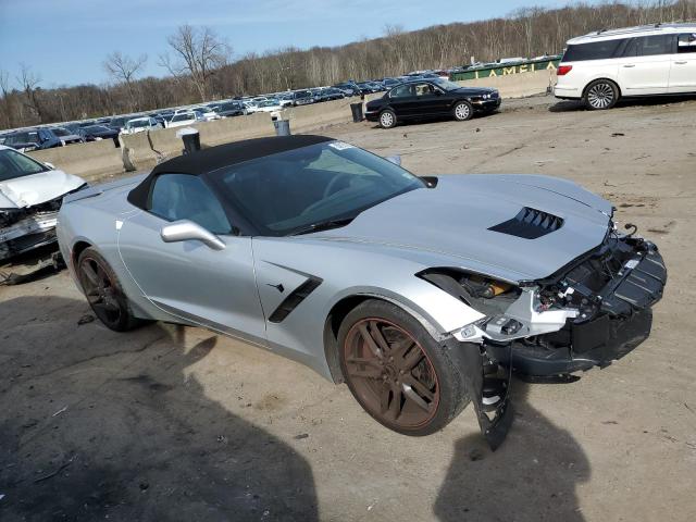 1G1YM3D76G5122948 - 2016 CHEVROLET CORVETTE STINGRAY Z51 3LT SILVER photo 4