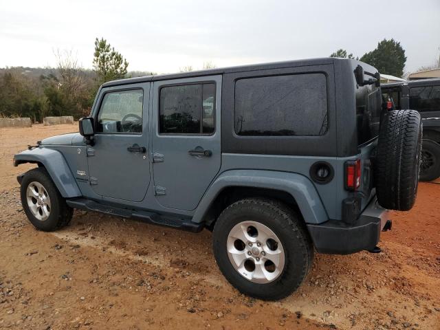 1C4HJWEG8EL119929 - 2014 JEEP WRANGLER U SAHARA GRAY photo 2