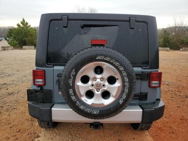 1C4HJWEG8EL119929 - 2014 JEEP WRANGLER U SAHARA GRAY photo 6