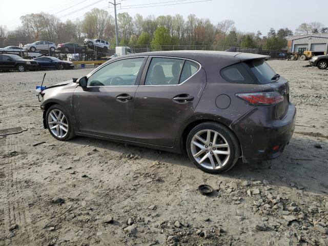 JTHKD5BH2G2260863 - 2016 LEXUS CT 200 GRAY photo 2