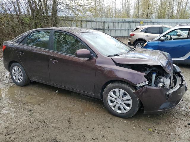 KNAFU4A20B5410449 - 2011 KIA FORTE EX BURGUNDY photo 4