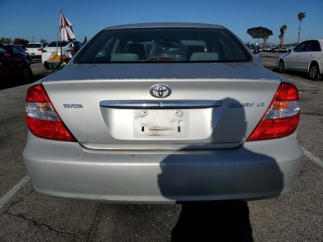 4T1BE32K93U689474 - 2003 TOYOTA CAMRY LE SILVER photo 6