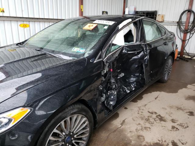 3FA6P0T94HR377058 - 2017 FORD FUSION SE BLACK photo 9