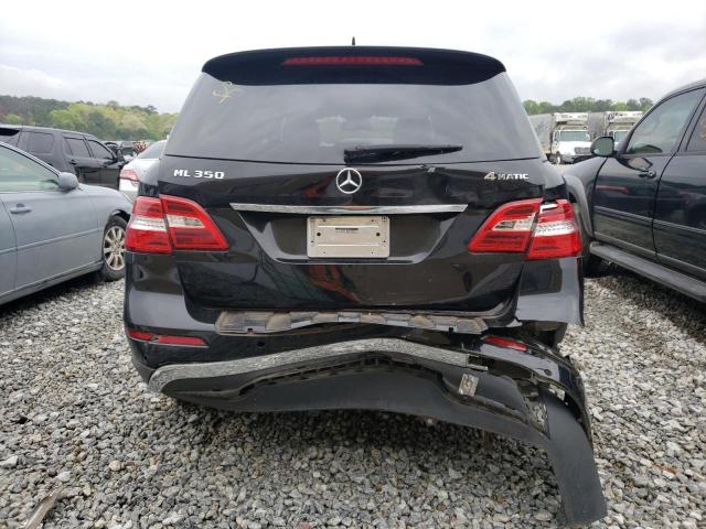 4JGDA5HB9CA030710 - 2012 MERCEDES-BENZ ML 350 4MATIC BLACK photo 6