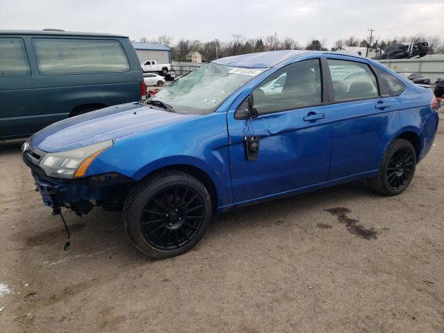 1FAHP3GN9AW275825 - 2010 FORD FOCUS SES BLUE photo 1