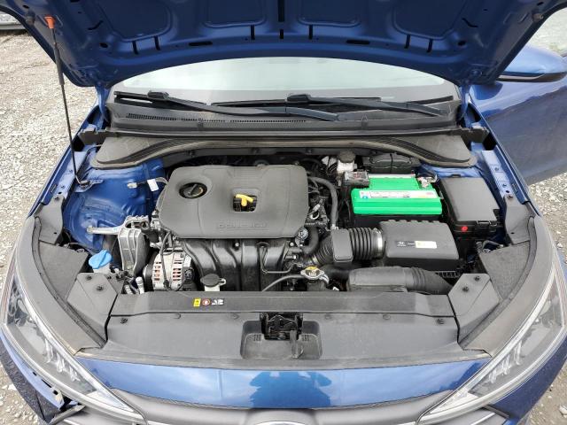 5NPD74LFXKH461992 - 2019 HYUNDAI ELANTRA SE BLUE photo 11