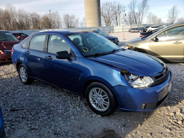 1FAHP35N19W168301 - 2009 FORD FOCUS SE BLUE photo 4