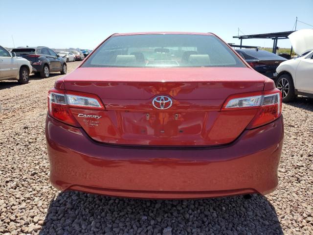 4T1BF1FK9EU852297 - 2014 TOYOTA CAMRY L RED photo 6