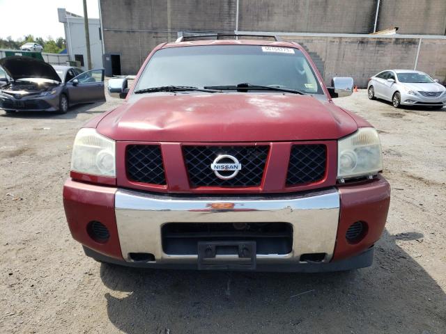 5N1BA08C07N709332 - 2007 NISSAN ARMADA SE RED photo 5