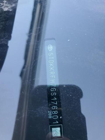 5TDKKRFH7GS176801 - 2016 TOYOTA HIGHLANDER XLE WHITE photo 12