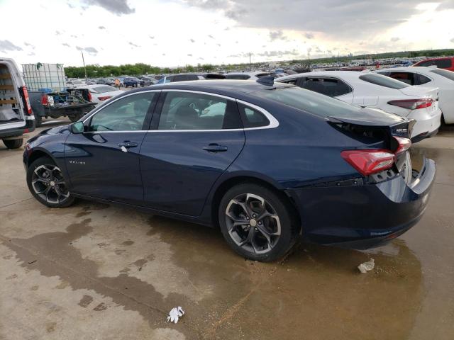 1G1ZD5ST1NF182093 - 2022 CHEVROLET MALIBU LT BLUE photo 2