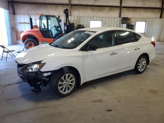 3N1AB7AP4JY257644 - 2018 NISSAN SENTRA S WHITE photo 1