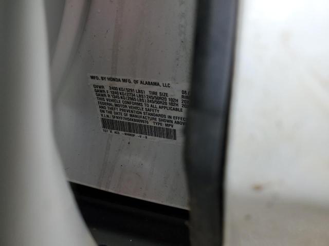 5FNYF7H54KB009976 - 2019 HONDA PASSPORT EXL Ağ foto 13