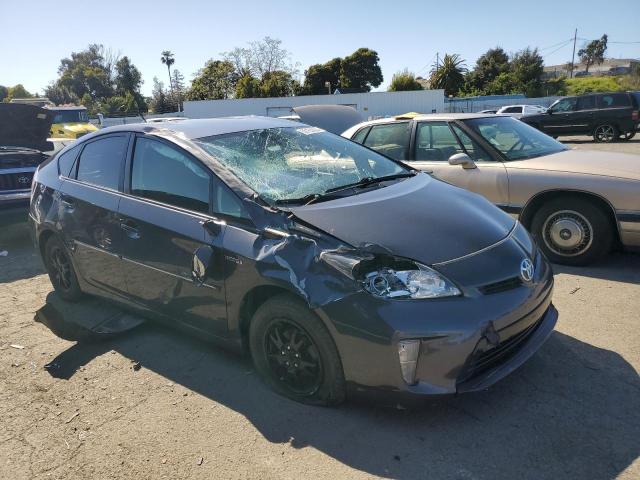 JTDKN3DU8E1789489 - 2014 TOYOTA PRIUS GRAY photo 4