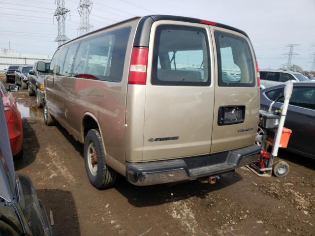 1GAHG39U261187470 - 2006 CHEVROLET EXPRESS G3 TAN photo 2