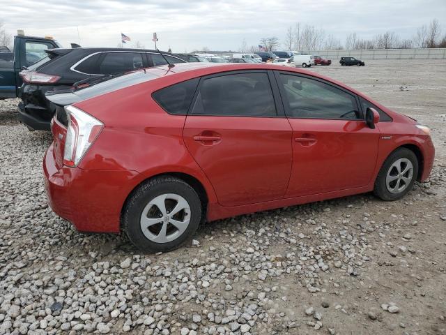 JTDKN3DU8F1912337 - 2015 TOYOTA PRIUS 红色 照片 3