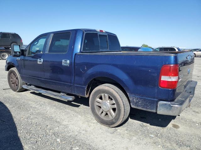 1FTPW12518FC11535 - 2008 FORD F150 SUPERCREW BLUE photo 2