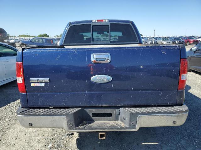 1FTPW12518FC11535 - 2008 FORD F150 SUPERCREW BLUE photo 6