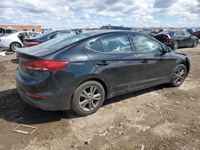 5NPD84LF7JH222671 - 2018 HYUNDAI ELANTRA SEL BLACK photo 3