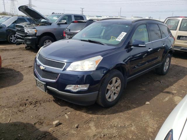 1GNKRGED9BJ269217 - 2011 CHEVROLET TRAVERSE LT BLUE photo 1