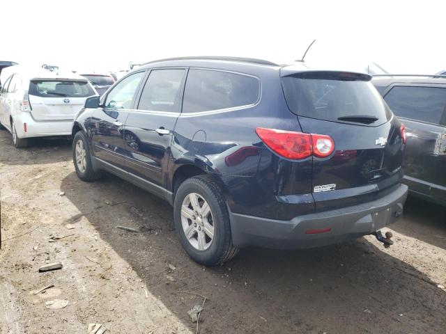 1GNKRGED9BJ269217 - 2011 CHEVROLET TRAVERSE LT BLUE photo 2