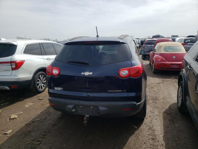 1GNKRGED9BJ269217 - 2011 CHEVROLET TRAVERSE LT BLUE photo 6