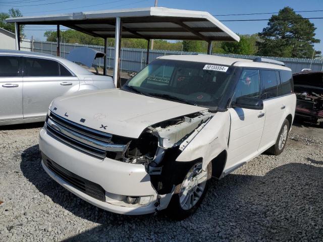 2FMGK5C85JBA21932 - 2018 FORD FLEX SEL WHITE photo 1