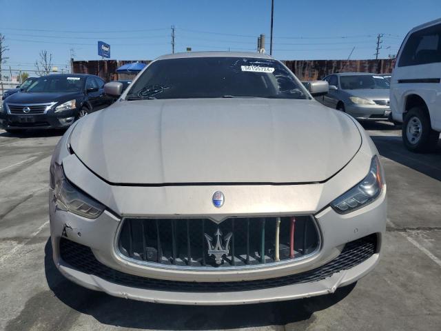 ZAM57RTA8E1095303 - 2014 MASERATI GHIBLI S GOLD photo 5