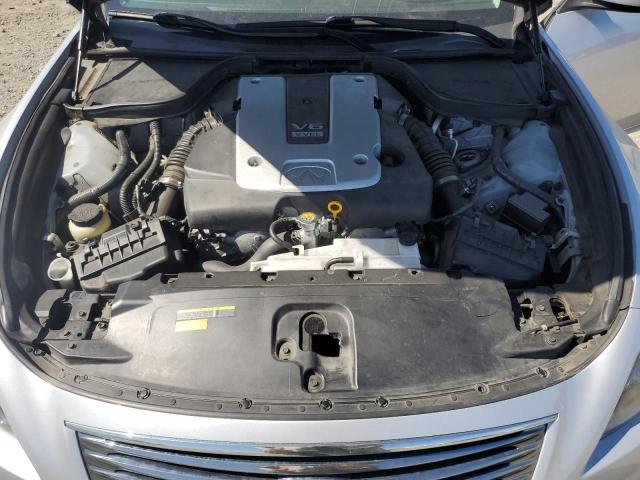 JN1CV6FE2CM202617 - 2012 INFINITI G37 BASE SILVER photo 11