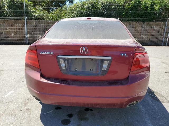 19UUA66226A074535 - 2006 ACURA 3.2TL BURGUNDY photo 6