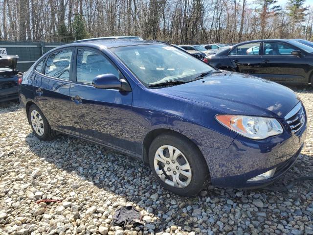 KMHDU4AD4AU083601 - 2010 HYUNDAI ELANTRA BLUE BLUE photo 4